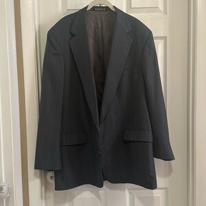Vintage Christian Brooks Gray Wool Sport Coat